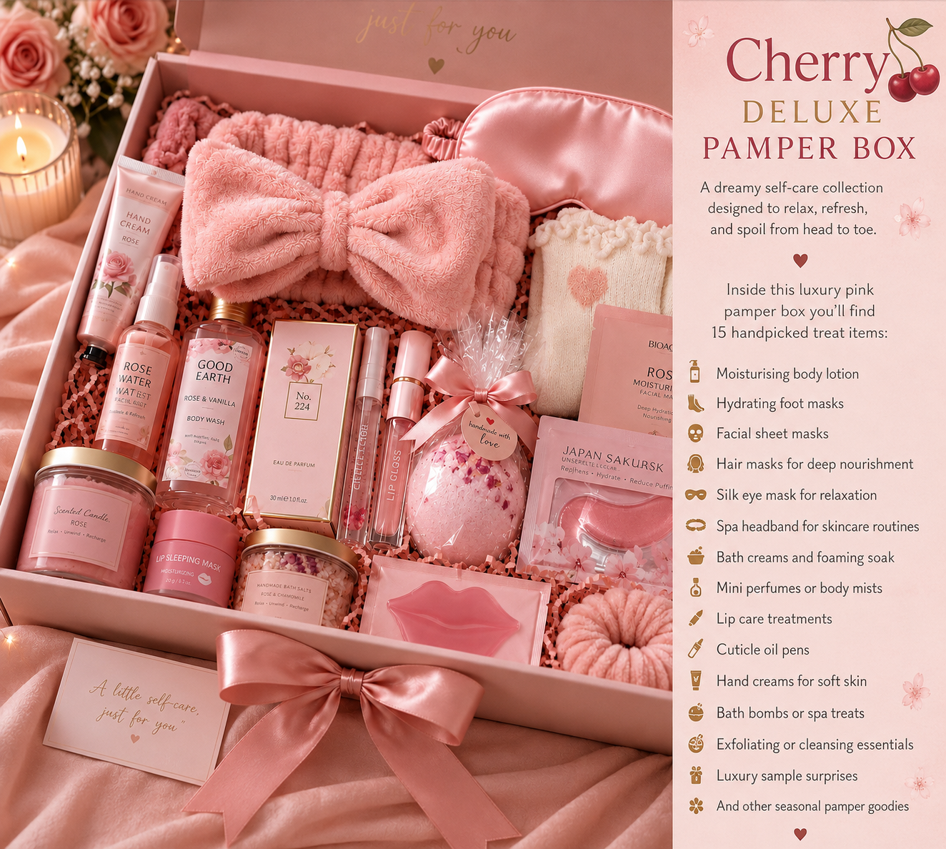 Deluxe Cherry Pamper box